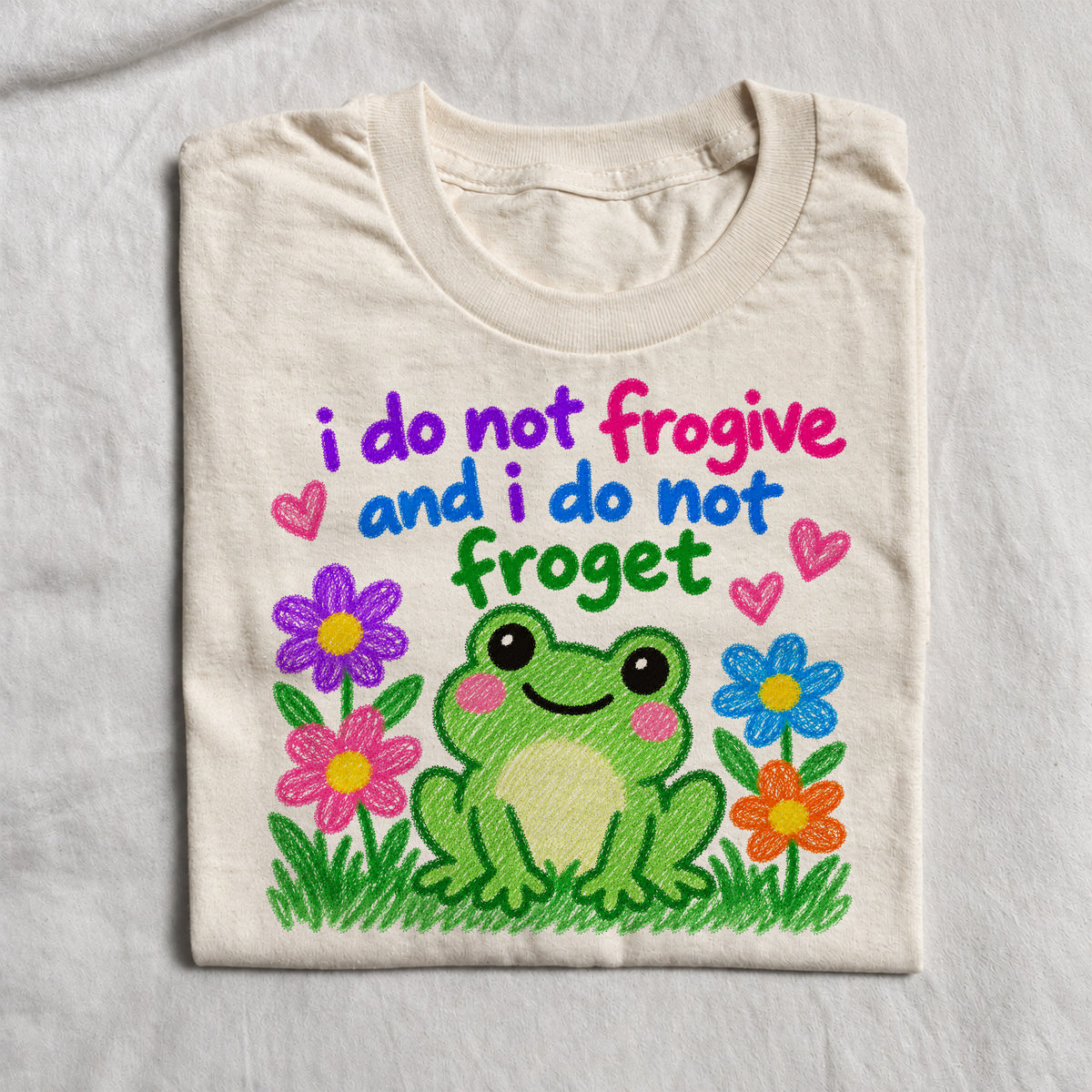 I DO NOT FROGIVE AND I DO NOT FROGET